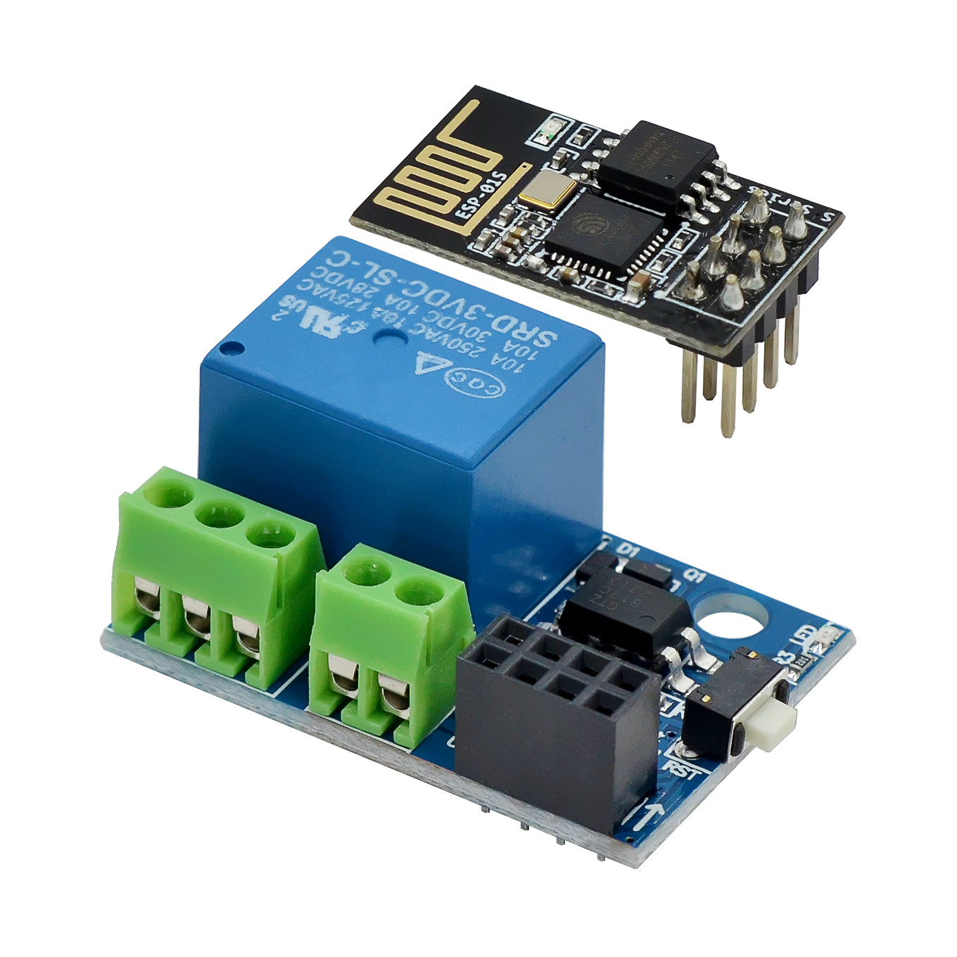 Home Automation Diy Kit - Modul Relay WiFi ESP-01S 5V 10A