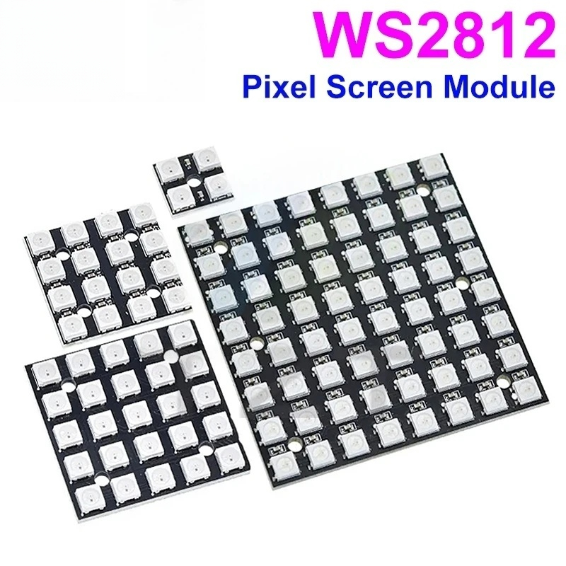 Rgb Led Matrix 8X8 - Panel Lampu LED RGB 5050 WS2812