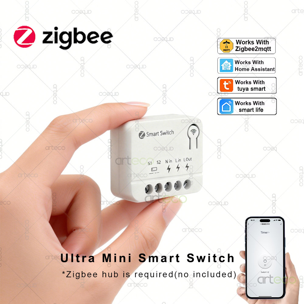 Home Automation Diy - Zigbee Mini Breaker DIY Modul Sakelar