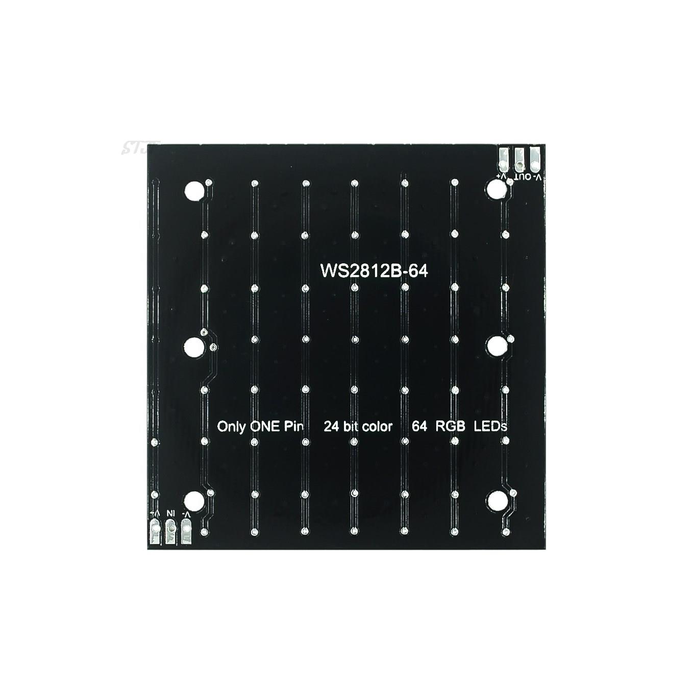 WS2812 smd LED 5050 RGB 8x8 64 - Rgb Led Matrix 8X8 ulasan dan harga