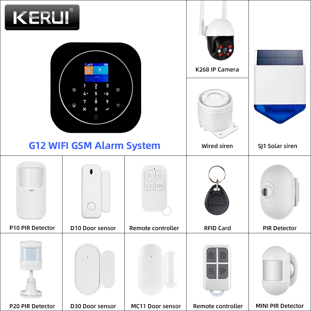 KERUI G12 2G Wifi Nirkabel Sis - Home Automation Diy ulasan dan harga