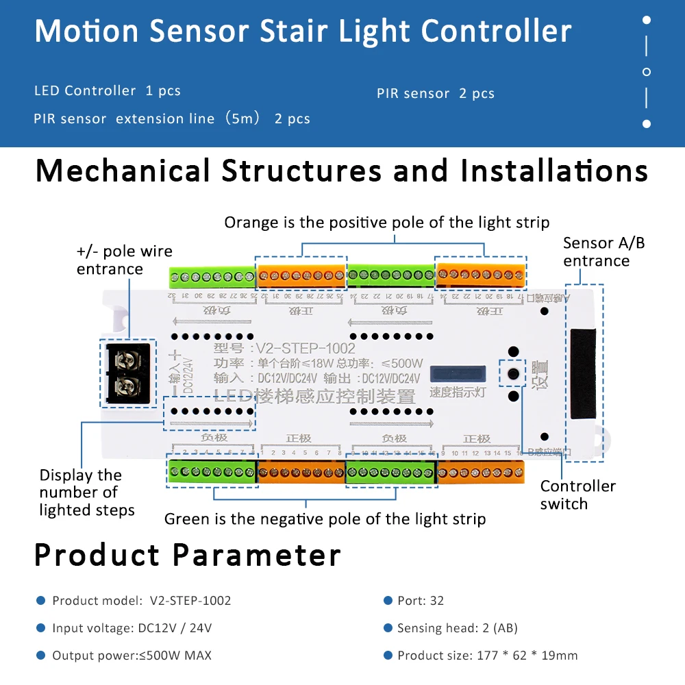 Pengontrol Sensor Gerak PIR LE - Motion Sensor Pir Wired ulasan dan harga