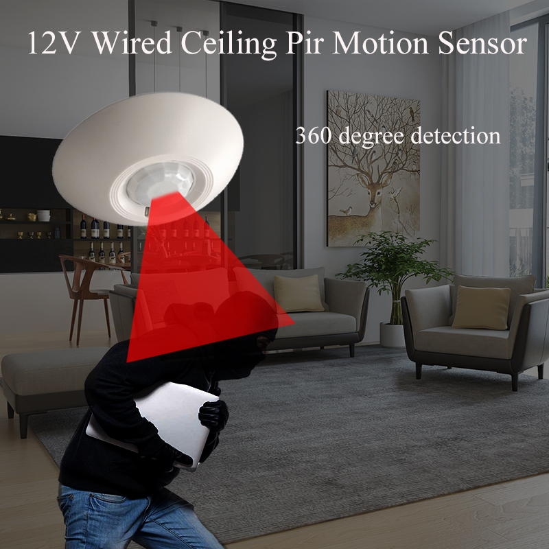 Sensor Gerak PIR Berkabel 12V  - Motion Sensor Pir Wired ulasan dan harga