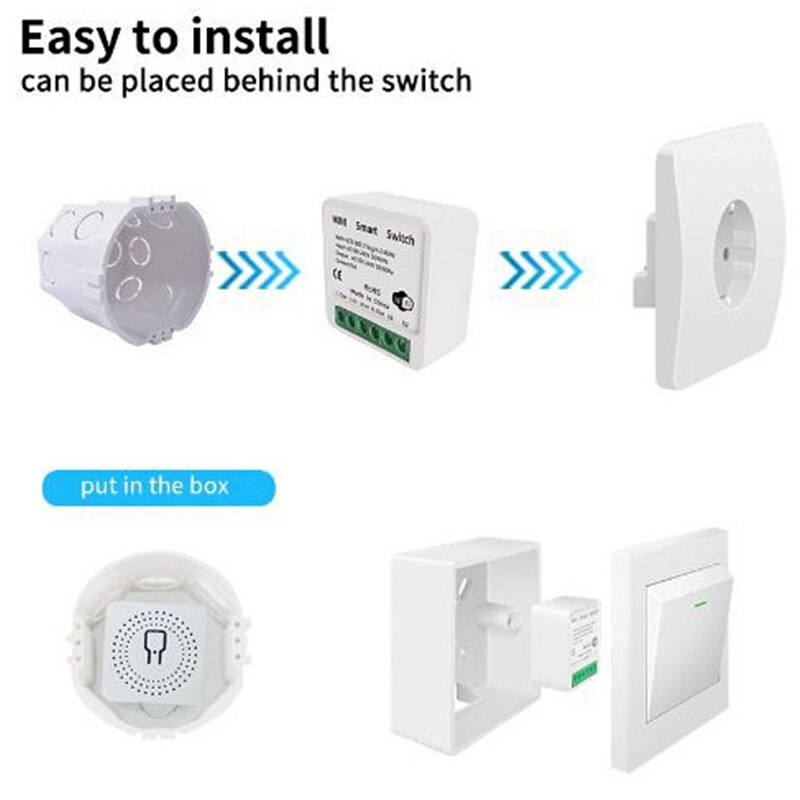 Tuya 16A Mini Wifi Smart Switc - Diy Home Automation Controller ulasan dan harga