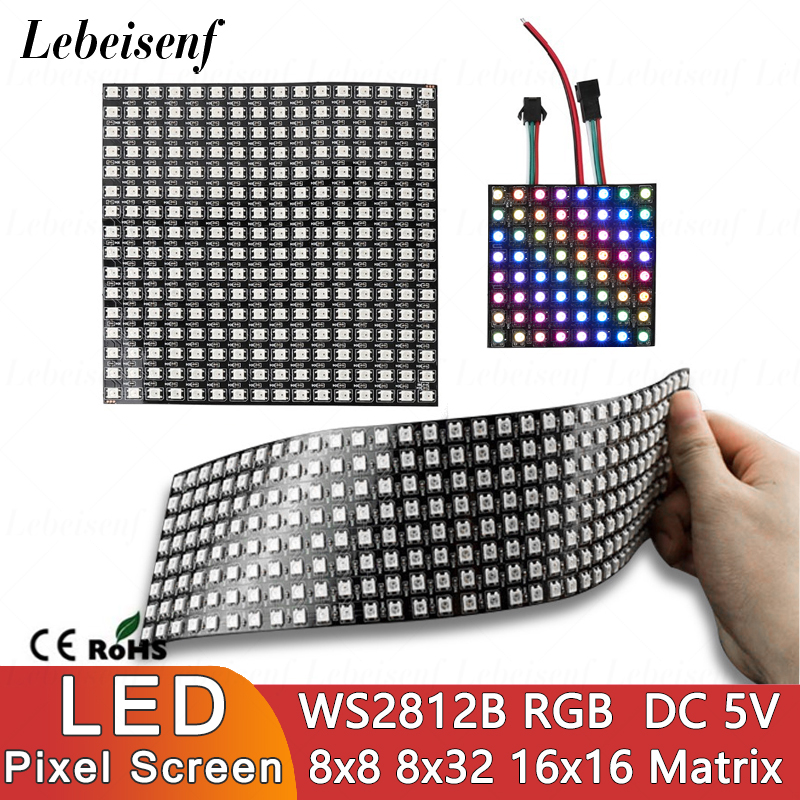 Layar Piksel Digital LED WS281 - Rgb Led Matrix 8X8 ulasan dan harga