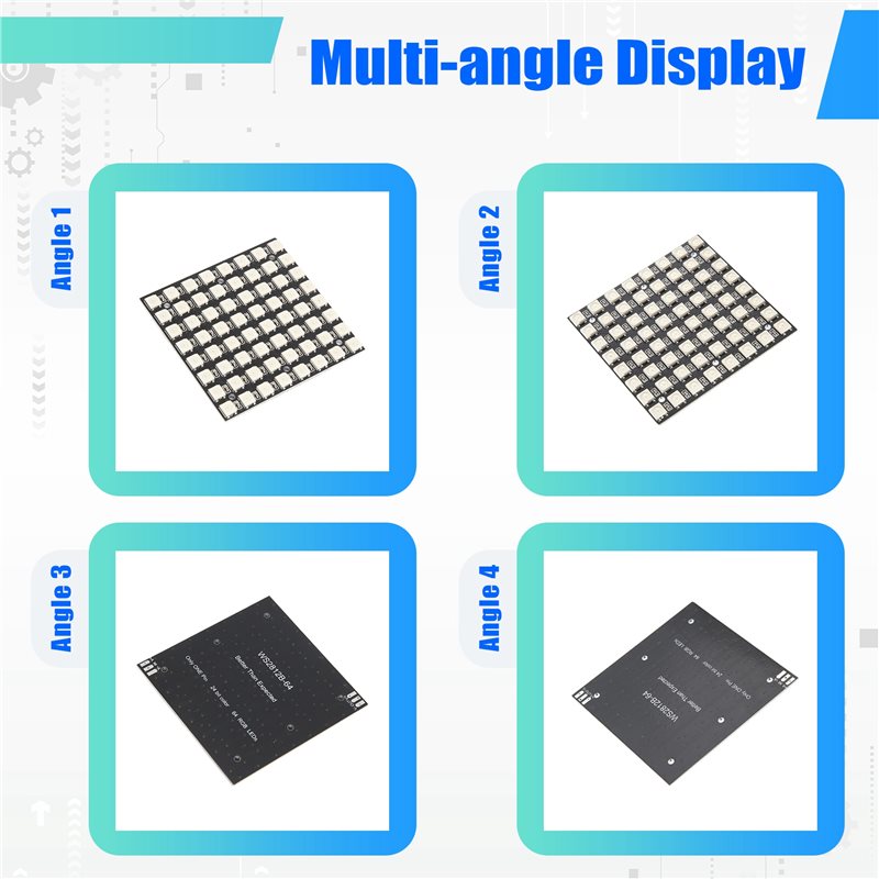 Tren 2025 WS2812 LED 5050 RGB  - Rgb Led Matrix 8X8 ulasan dan harga