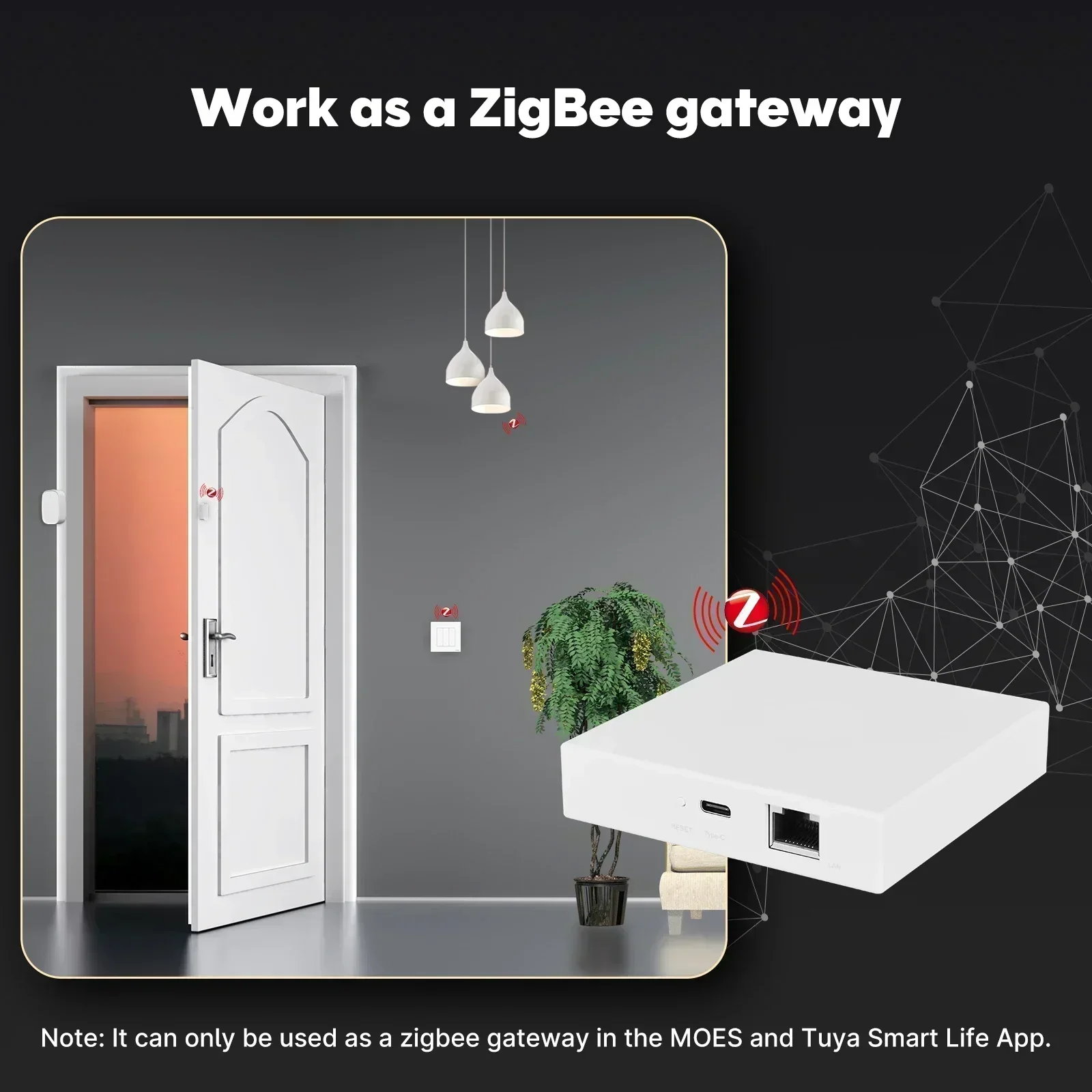 MOES Tuya Zigbee Matter Thread - Matter Hub Thread ulasan dan harga