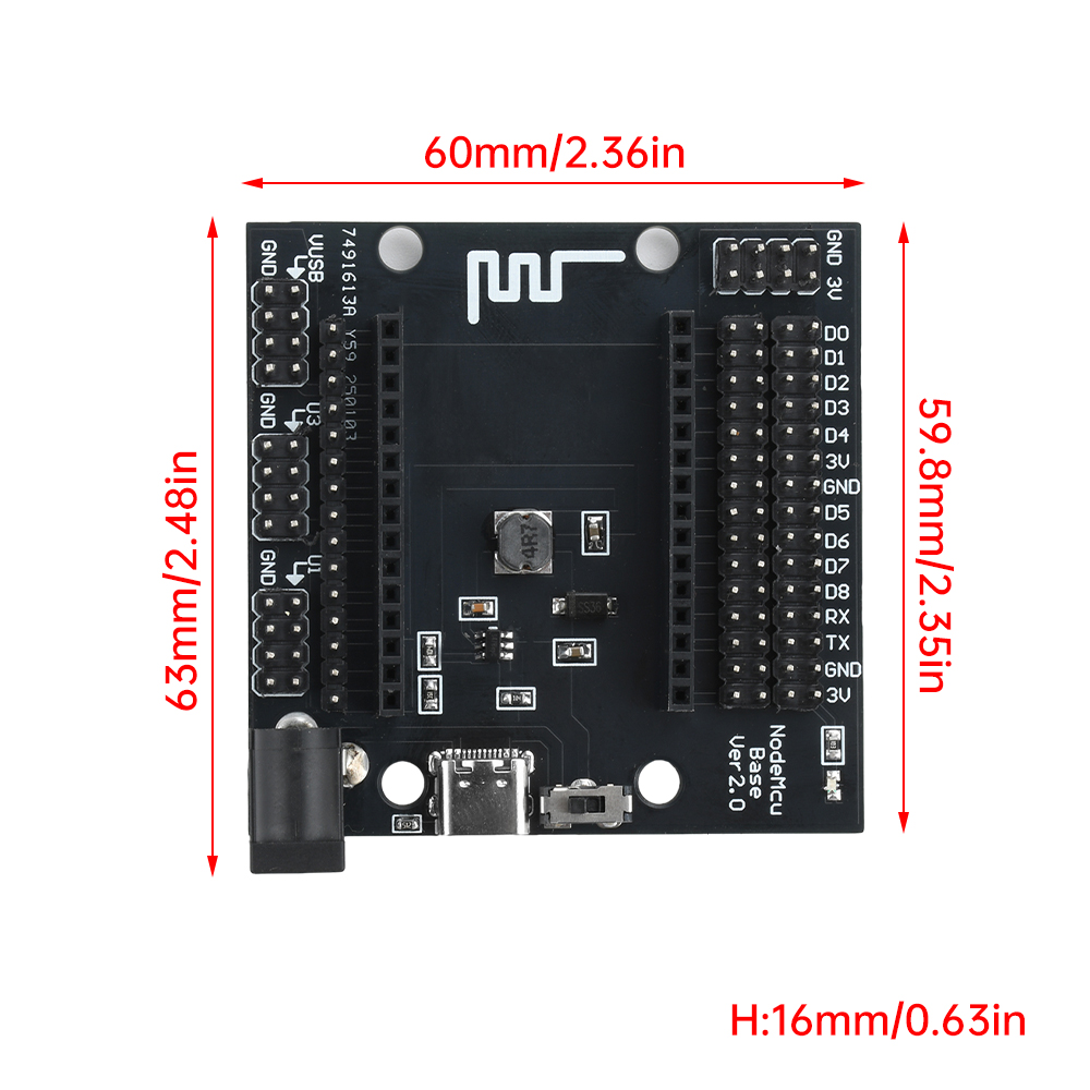 NodeMcu Base ESP8266 Papan Uji - Esp8266 Nodemcu Board ulasan dan harga