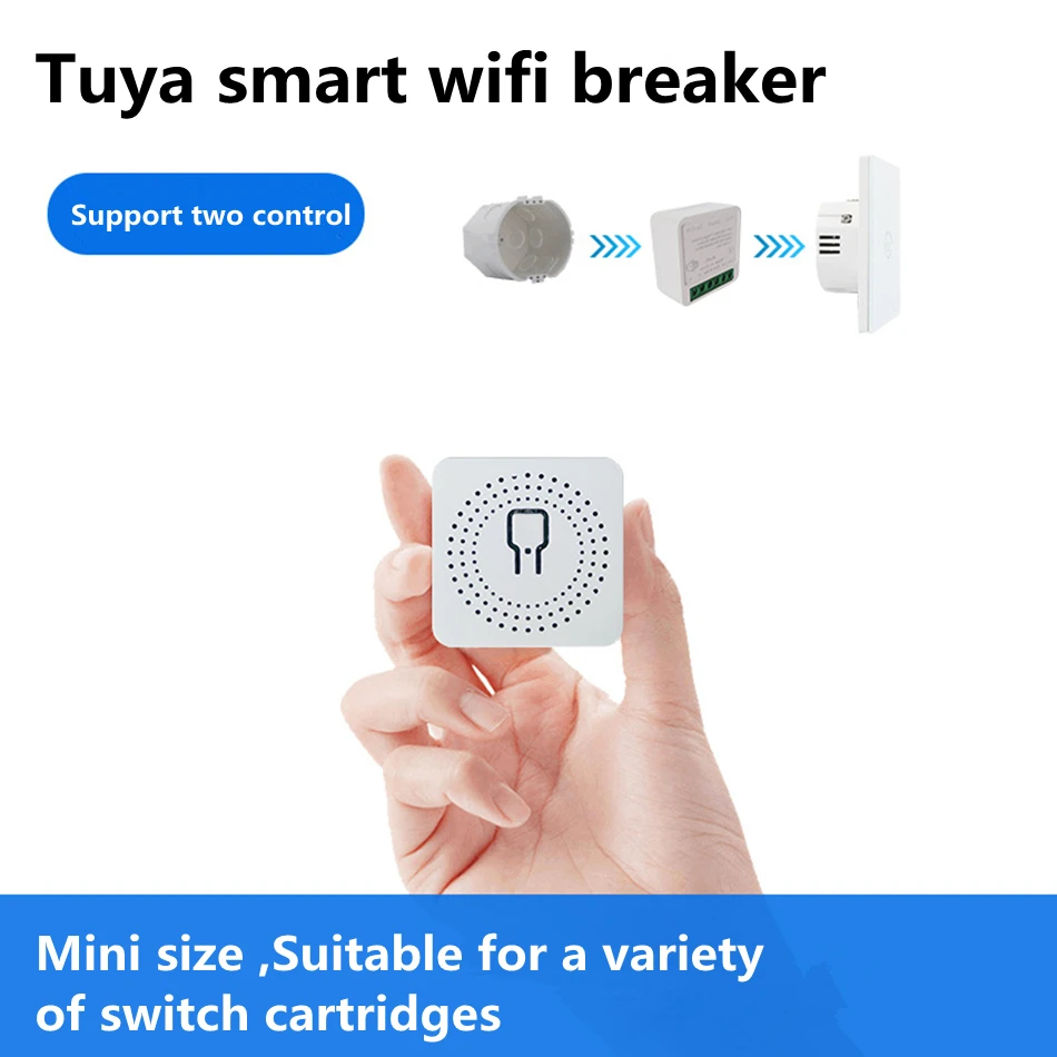 Kontrol 2 Arah Tuya Mini 16A W - Home Automation Diy ulasan dan harga