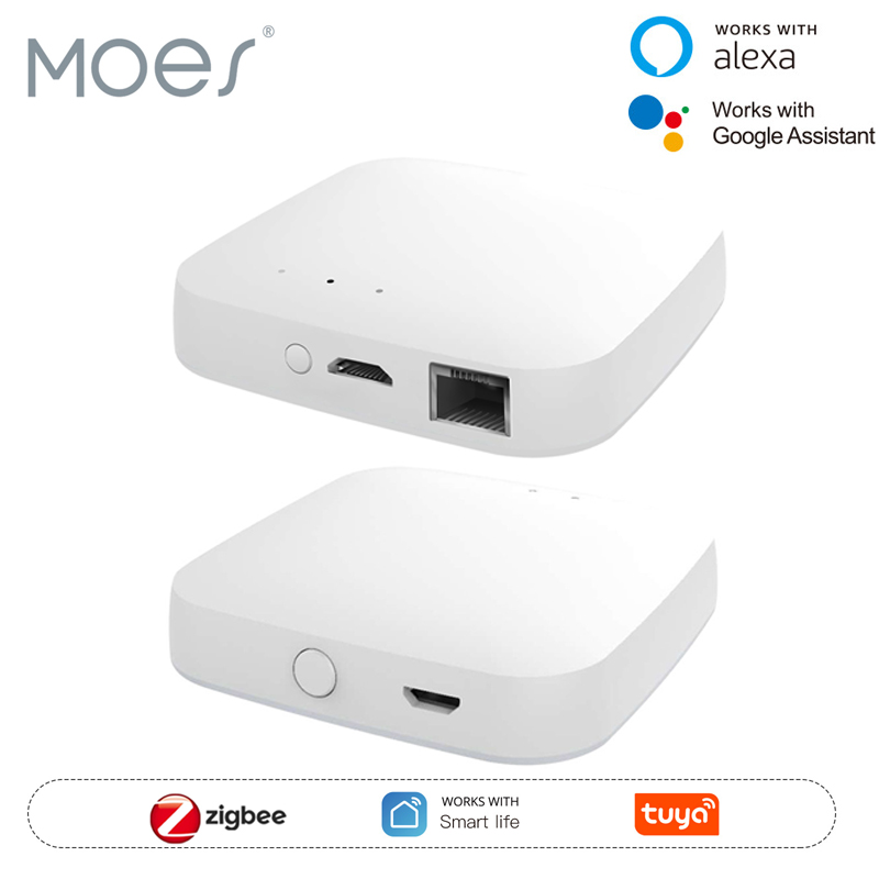 MOES Tuya ZigBee3.0 Smart Hub, - Matter Hub Thread ulasan dan harga