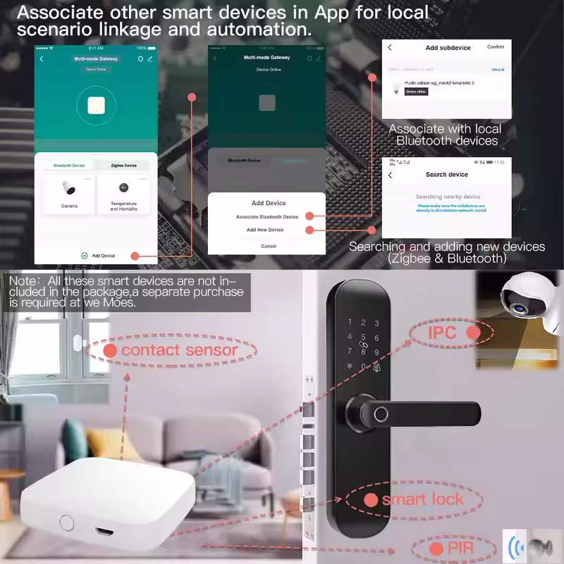 MOES Tuya ZigBee3.0 Smart Hub, - Matter Hub Thread ulasan dan harga
