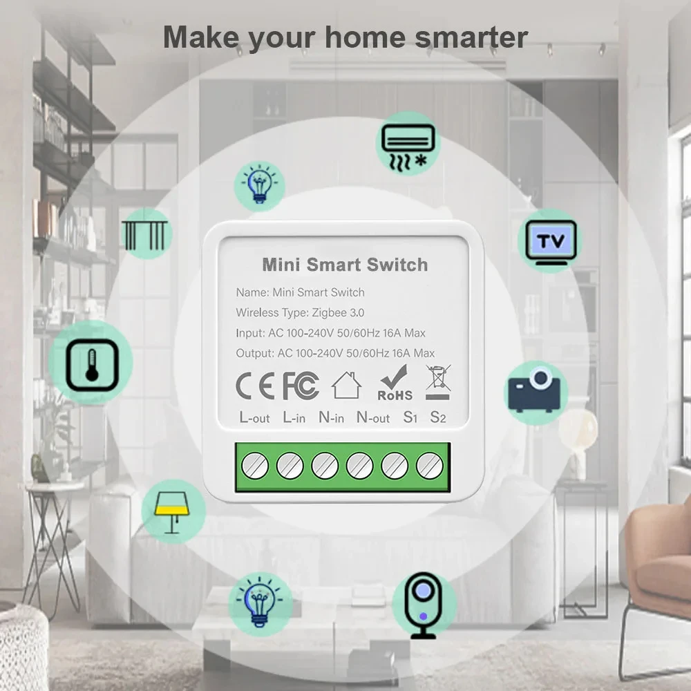 Mini WIFI Zigbee3.0 Smart Swit - Diy Home Automation Controller ulasan dan harga