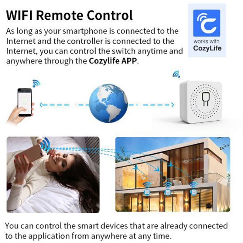 Tuya Zigbee 16A WiFi Mini Smar - Home Automation Diy Kit ulasan dan harga