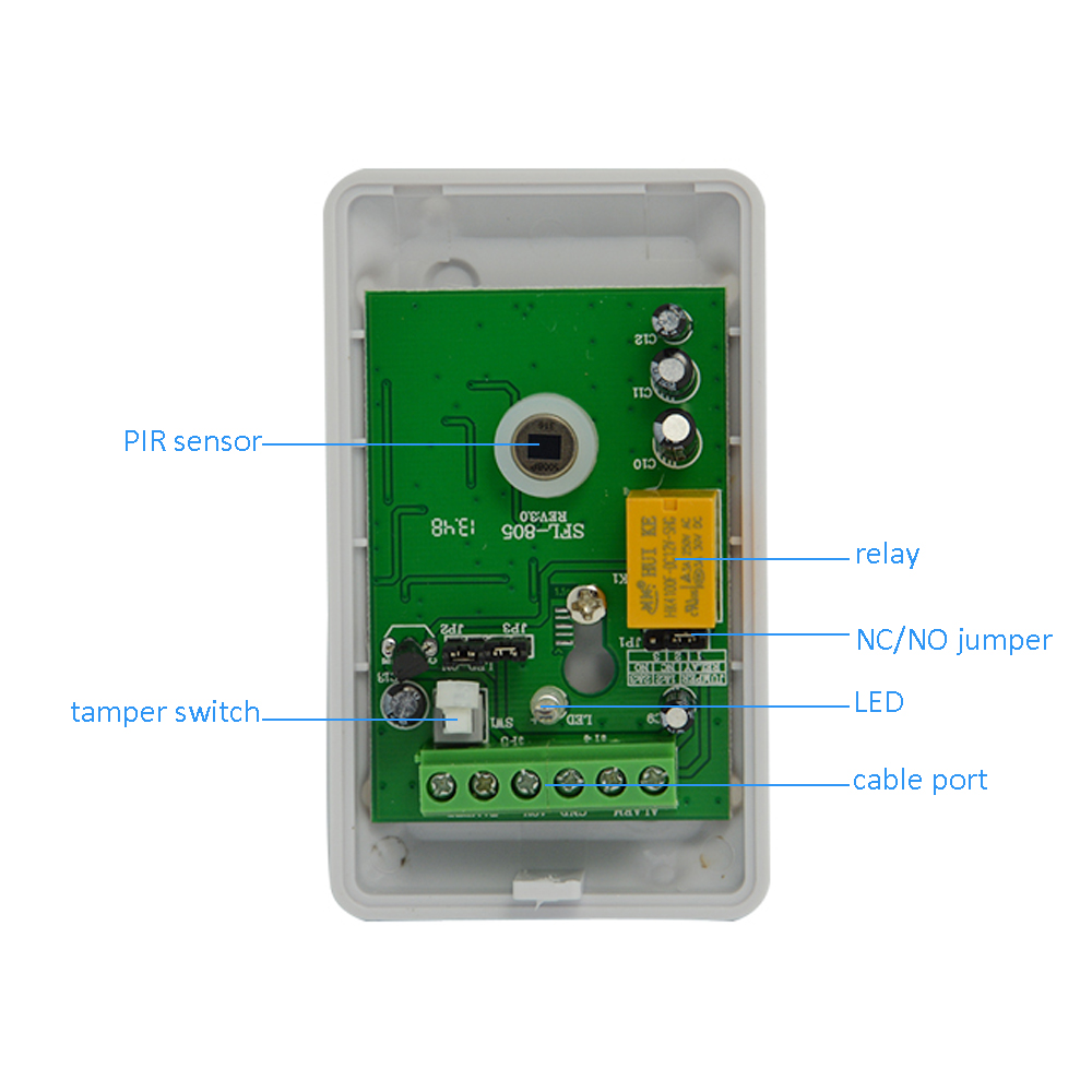 1 Buah Sensor Gerak PIR Berkab - Motion Sensor Pir Wired ulasan dan harga
