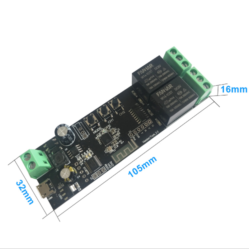 2CH Tuya Wifi Papan Kontrol Pi - Diy Home Automation Controller ulasan dan harga