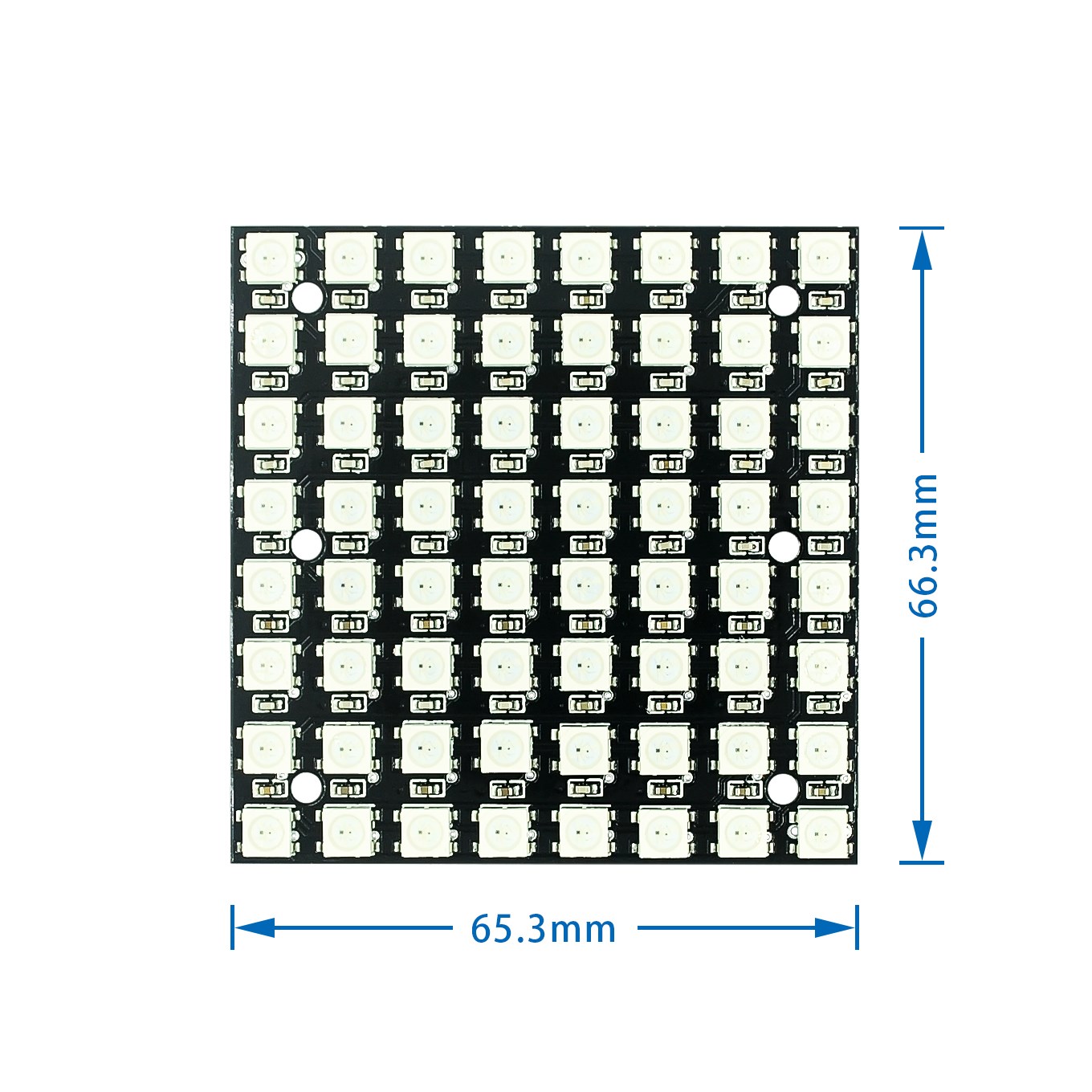 WS2812 LED 5050 RGB 8x8 64 LED - Rgb Led Matrix 8X8 ulasan dan harga