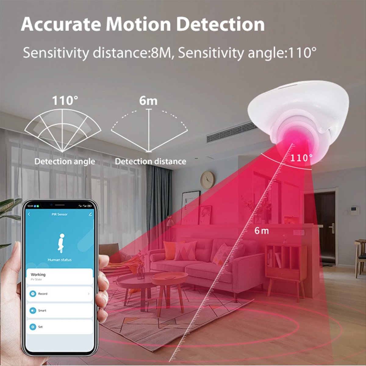 Sensor Gerak Kehadiran Manusia - Matter Hub Thread ulasan dan harga