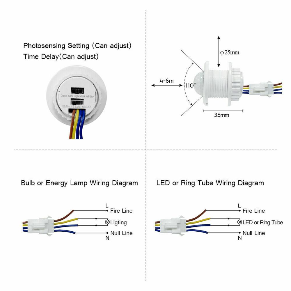 Detektor Sensor gerak tubuh in - Motion Sensor Pir Wired ulasan dan harga