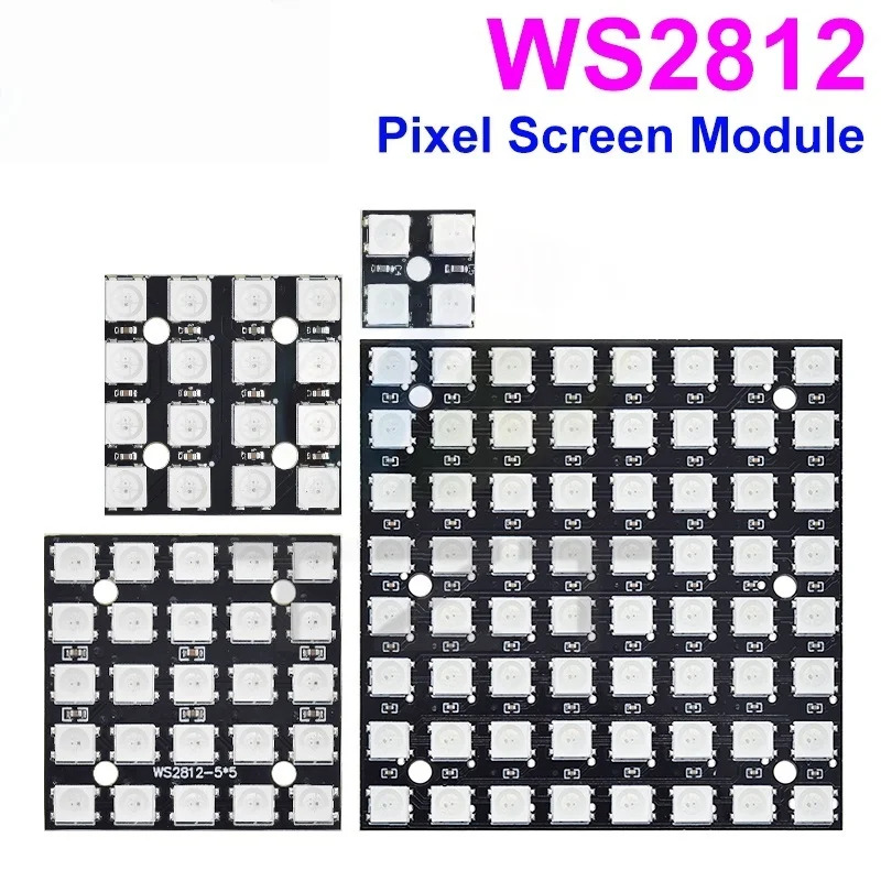 Panel Lampu LED RGB 5050 WS281 - Rgb Led Matrix 8X8 ulasan dan harga