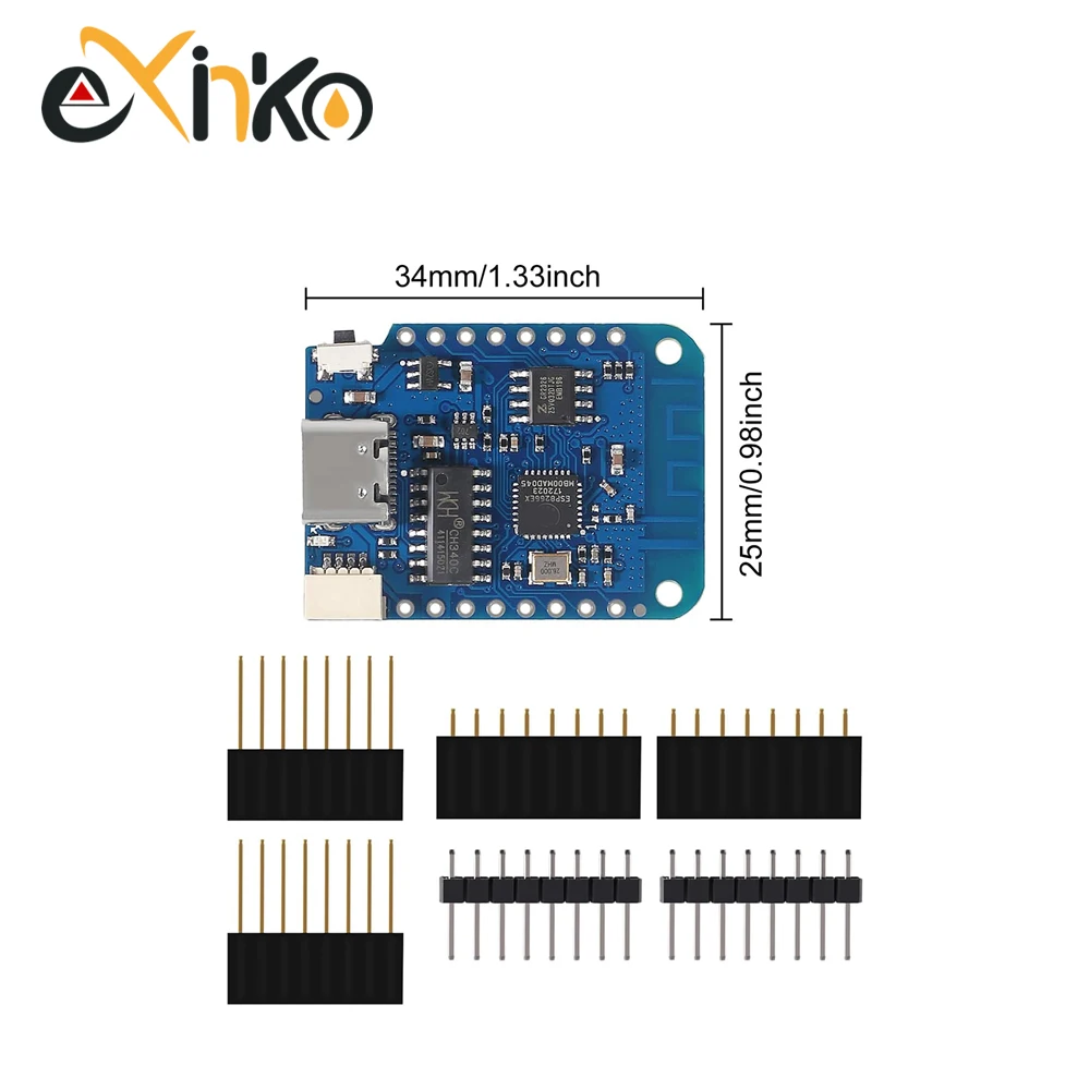 1/5/10 buah WeMos D1 Mini ESP8 - Esp8266 Nodemcu Board ulasan dan harga