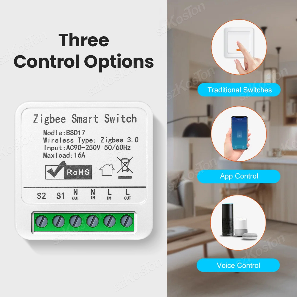 16A Tuya ZigBee Modul Sakelar  - Diy Home Automation Hub ulasan dan harga